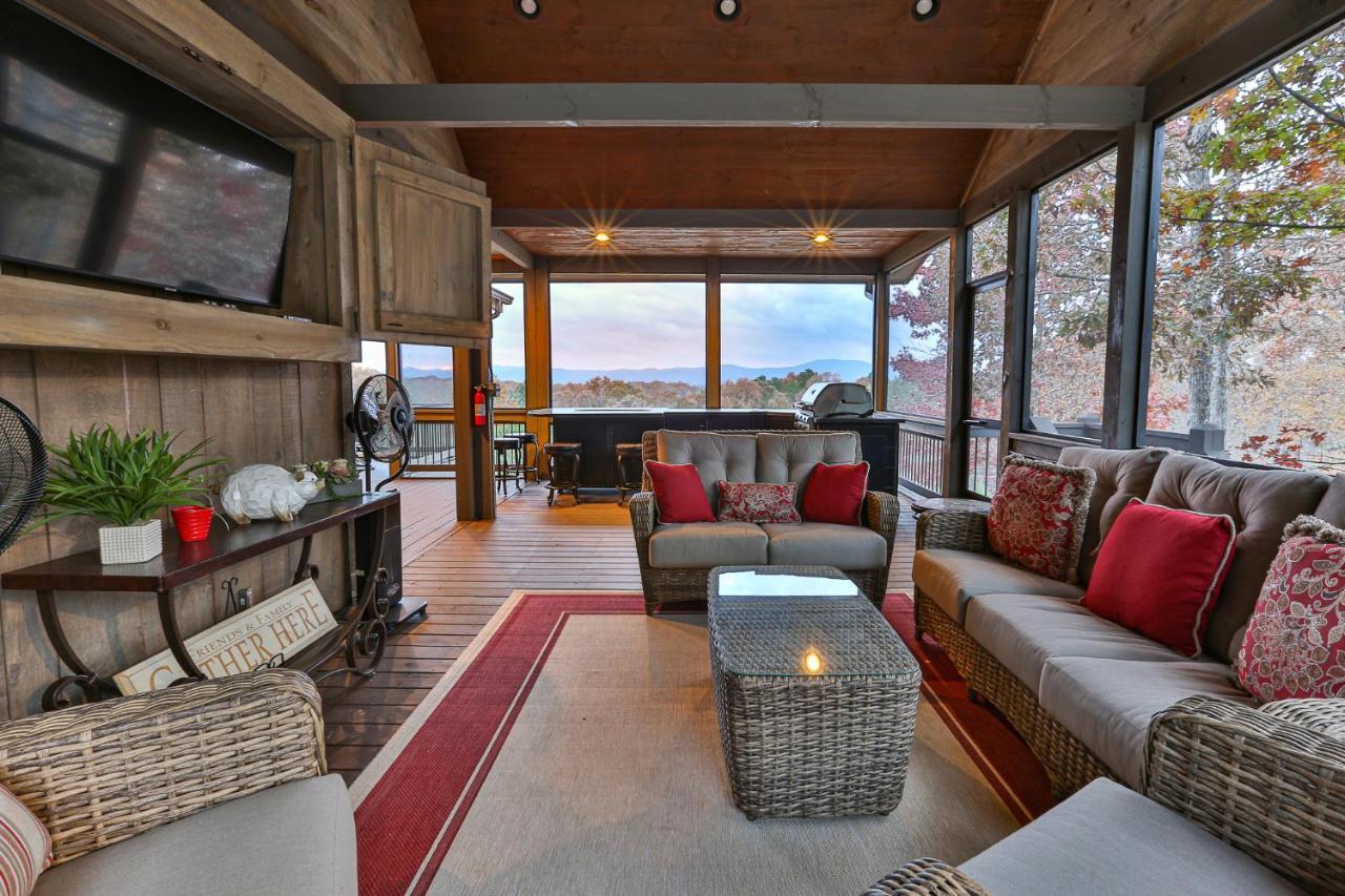 Mineral Bluff Eagles Crest - Long Range Layered Mountain Views In Peaceful Neighborhood! 빌라 외부 사진